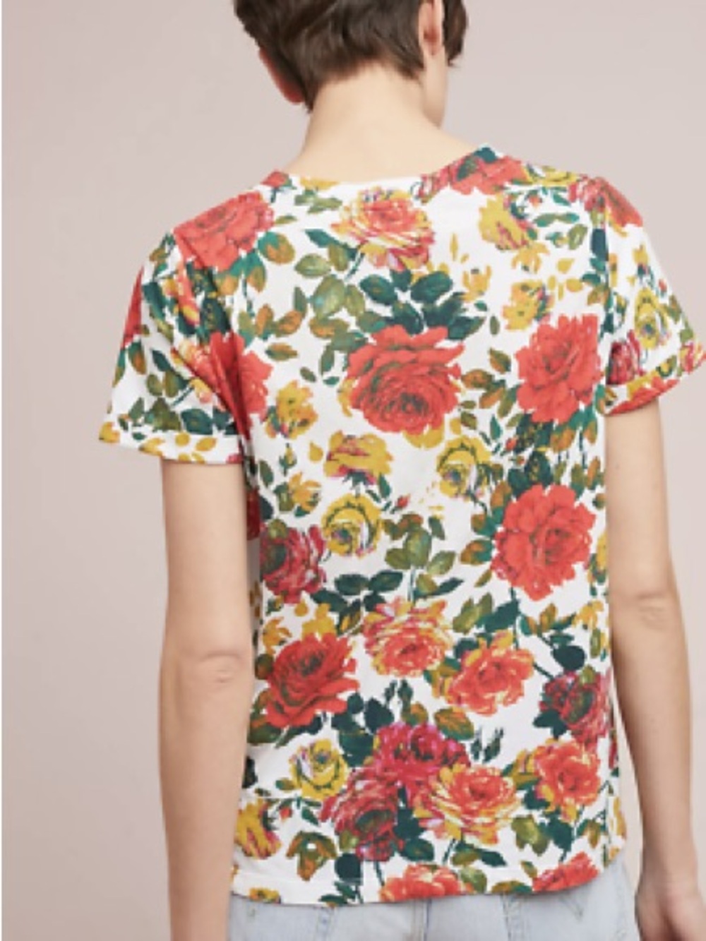 Meadow Rue by
Anthropologie Floral
Printemps Printed Shor Sleeve
Tee / Sz S - Picture 2 of 6